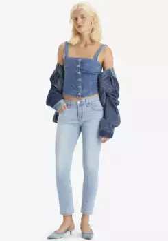 Джинсы-бойфренды Levi's "MID RISE BOYFRIEND", цвет Cool Friends From Co