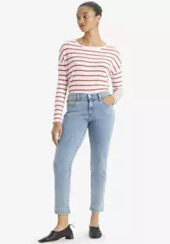 Джинсы-бойфренды Levi's "MID RISE BOYFRIEND", цвет Boat Day