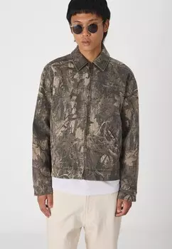 Джинсы-бойфренды LOOSE Abercrombie & Fitch, цветной деним