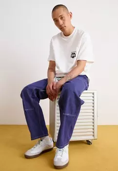 Джинсы-бойфренды MIDLAND DOUBLE KNEE PANT Carhartt WIP, темно-синий