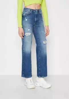 Джинсы-бойфренды ONLJUICY WIDE LEG ONLY, темно-синий