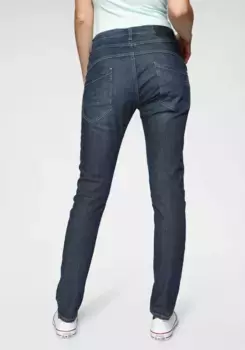 Джинсы-бойфренды Please Jeans "P78A", оригинального кроя, джинсовый