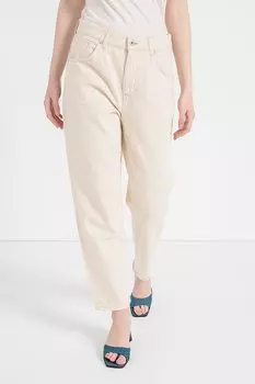 Джинсы-Бойфренды с высокой талией Mustang, бежевый