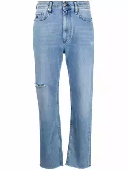 Джинсы бойфренды с завышенной талией JACOB COHEN, синий