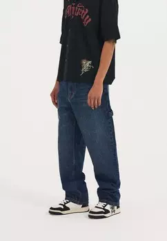 Джинсы-бойфренды SNAKE & PANTHER CARPENTER Ed Hardy, синий деним