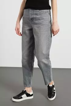 Джинсы-Бойфренды выше щиколотки Armani Exchange, серый