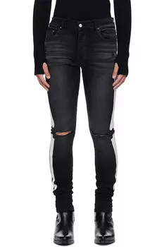 Джинсы Bones Slash Amiri, черный