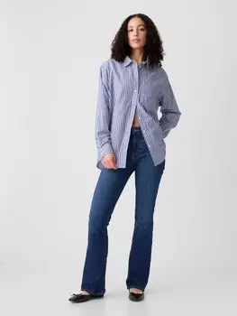 Джинсы boo со средней посадкой Gap, синий