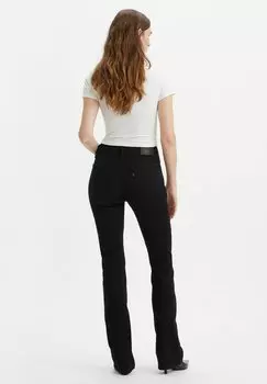 Джинсы Bootcut 725 Rise Levi's, черный в крапинку