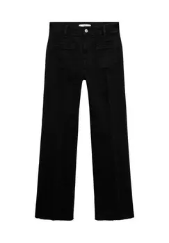 Джинсы Bootcut ALEX Mango, черный деним