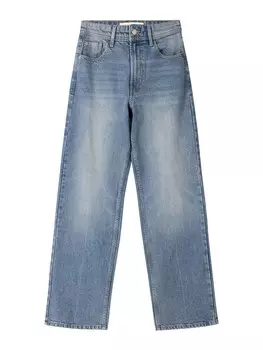 Джинсы Bootcut Bershka, синий деним