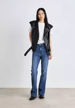 Джинсы Bootcut BOREUM HIGH RISE DKNY, синий деним