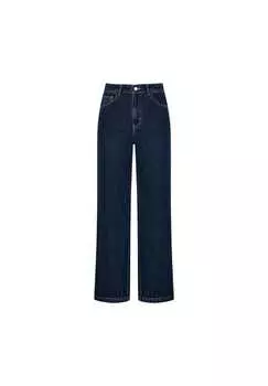 Джинсы Bootcut chistina в классическом стиле с пятью карманами Freshlions, синий