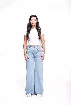 Джинсы Bootcut ENYA FLARED 2Y Studios, синий деним