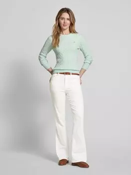 Джинсы Bootcut fit с эластичной вставкой Gant, кремовый