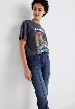 Джинсы Bootcut FLARE Wrangler, темно-синий деним