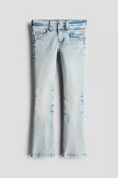 Джинсы Bootcut Low H&M, голубой