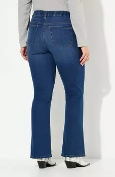 Джинсы Bootcut MARIE Ulla Popken, синий деним