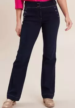 Джинсы Bootcut MIT HOHER TAILLE Breal, синий деним