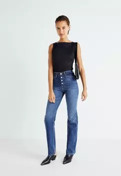 Джинсы Bootcut ONLPOSH SLIM FLARED BOX TAI ONLY, темно-синий деним