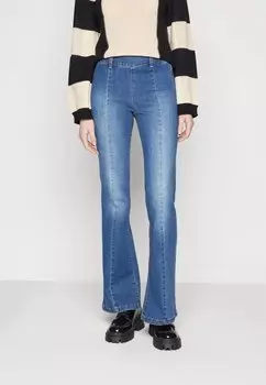 Джинсы Bootcut ONLWAUW MID FLARED ZIP CUT ONLY, цвет medium blue denim