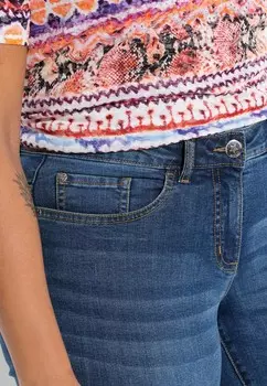 Джинсы Bootcut RHINESTONE HEMS 5 POCKETS Angel of Style, темно-синий деним