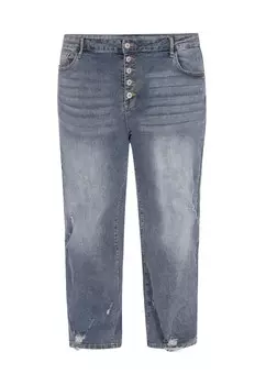 Джинсы Bootcut ROCKEASY, серый деним