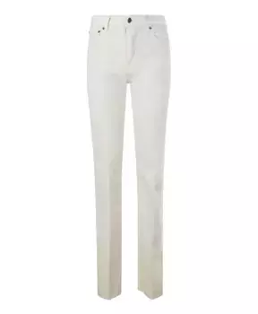 Джинсы Bootcut с 5 карманами на молнии Haikure, бежевый