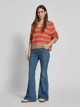 Джинсы Bootcut с 5-карманным дизайном Marella, синий