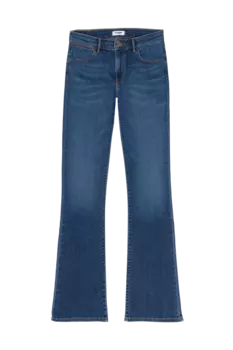 Джинсы Bootcut с эффектом феникса Wrangler, синий