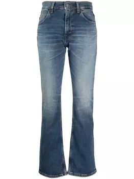 Джинсы bootcut с эффектом потертости Haikure, синий