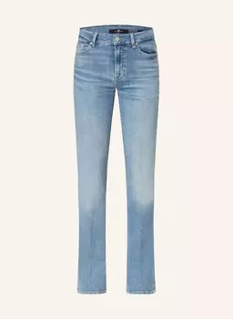 Джинсы Bootcut с драгоценными камнями 7 For All Mankind, голубой