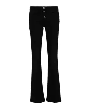 Джинсы Bootcut с кристаллами Liu Jo, черный