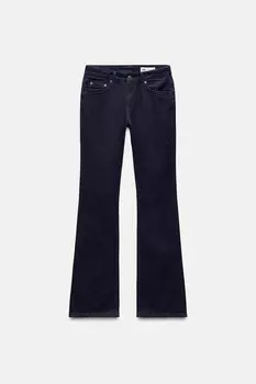 Джинсы bootcut с низкой посадкой ZARA, синий