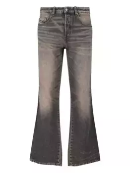 Джинсы Bootcut с потертостями DIESEL, синий