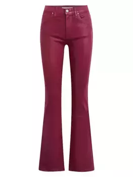 Джинсы Bootcut с высокой посадкой и покрытием Barbara Hudson Jeans, красный