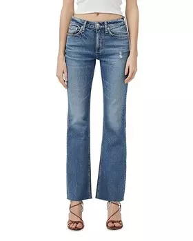 Джинсы Bootcut с высокой посадкой и высокой посадкой rag &bone Peyton в цвете Монтероссо rag & bone, синий