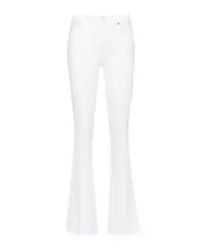 Джинсы Bootcut с завышенной талией 7 For All Mankind, белый