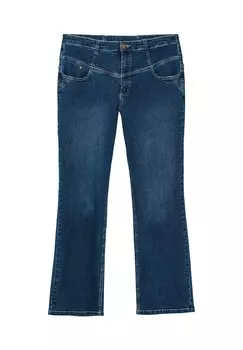 Джинсы bootcut с завышенной талией и пышным кроем ANNE Sheego, цвет Dark Blue Denim