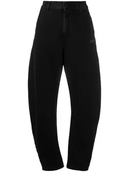 Джинсы bootcut с завышенной талией Off-White, черный
