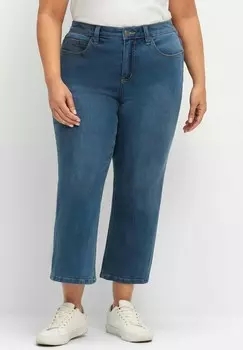 Джинсы Bootcut Sheego, синий деним