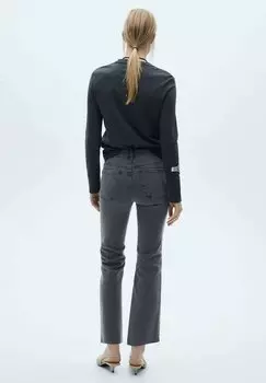 Джинсы Bootcut SIENNA Mango, серый деним