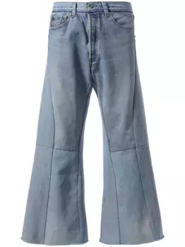 Джинсы bootcut со вставками Readymade, синий