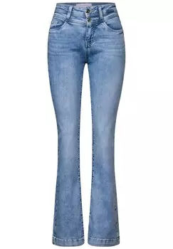 Джинсы Bootcut STREET ONE, синий деним