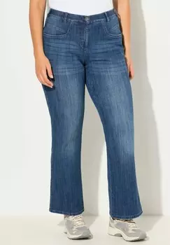 Джинсы Bootcut STRETCH Ulla Popken, синий деним