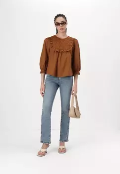 Джинсы Bootcut TWISTED Gina Tricot, светло-голубой деним