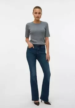 Джинсы Bootcut VMGIGI HOHE Vero Moda, цвет Dark Blue Denim