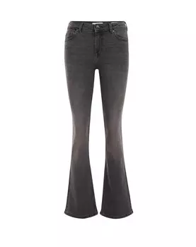 Джинсы Bootcut WE Fashion, серый деним