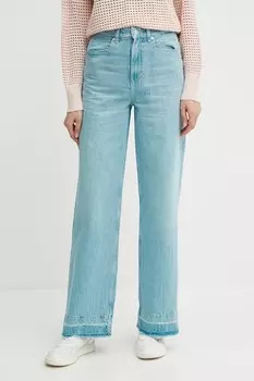 Джинсы Boss Orange, бирюзовый