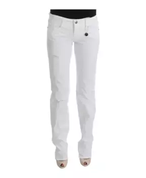 Джинсы ботфортного кроя Costume National, белый